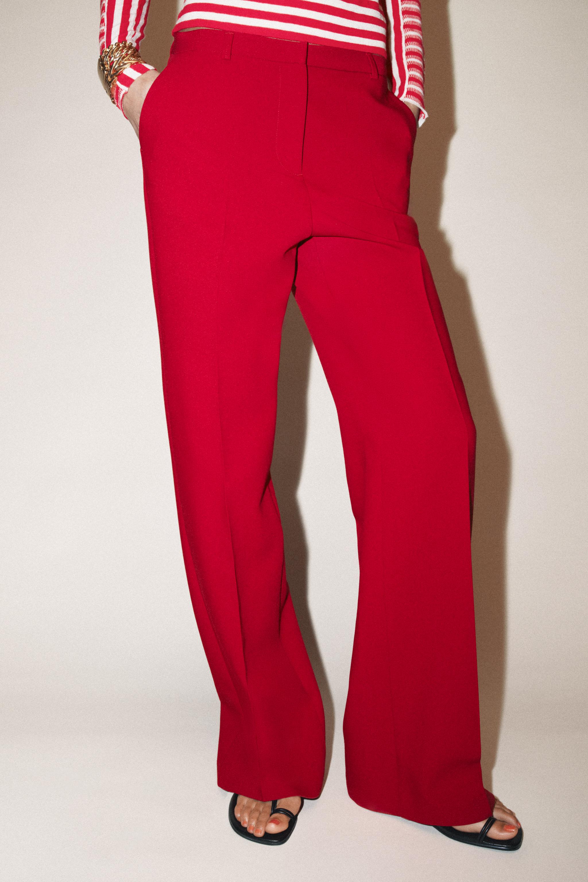 PANTALON DROIT TAILLE HAUTE